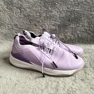 Women's 8 Clove Classic Nursing Sneaker Lavender Purple White Slip On